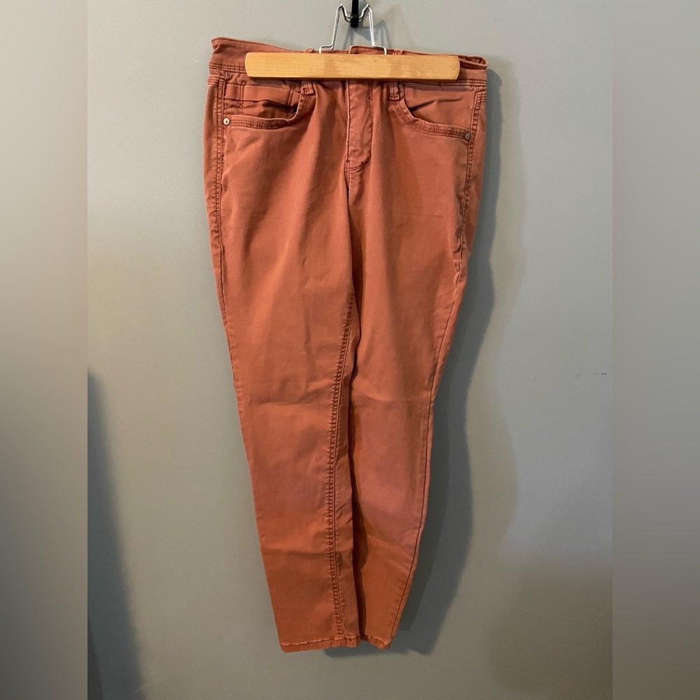 Sound Style Jamie Skinny Slim & Sleek Salmon Pink Ultimate Silk Stretch Pants